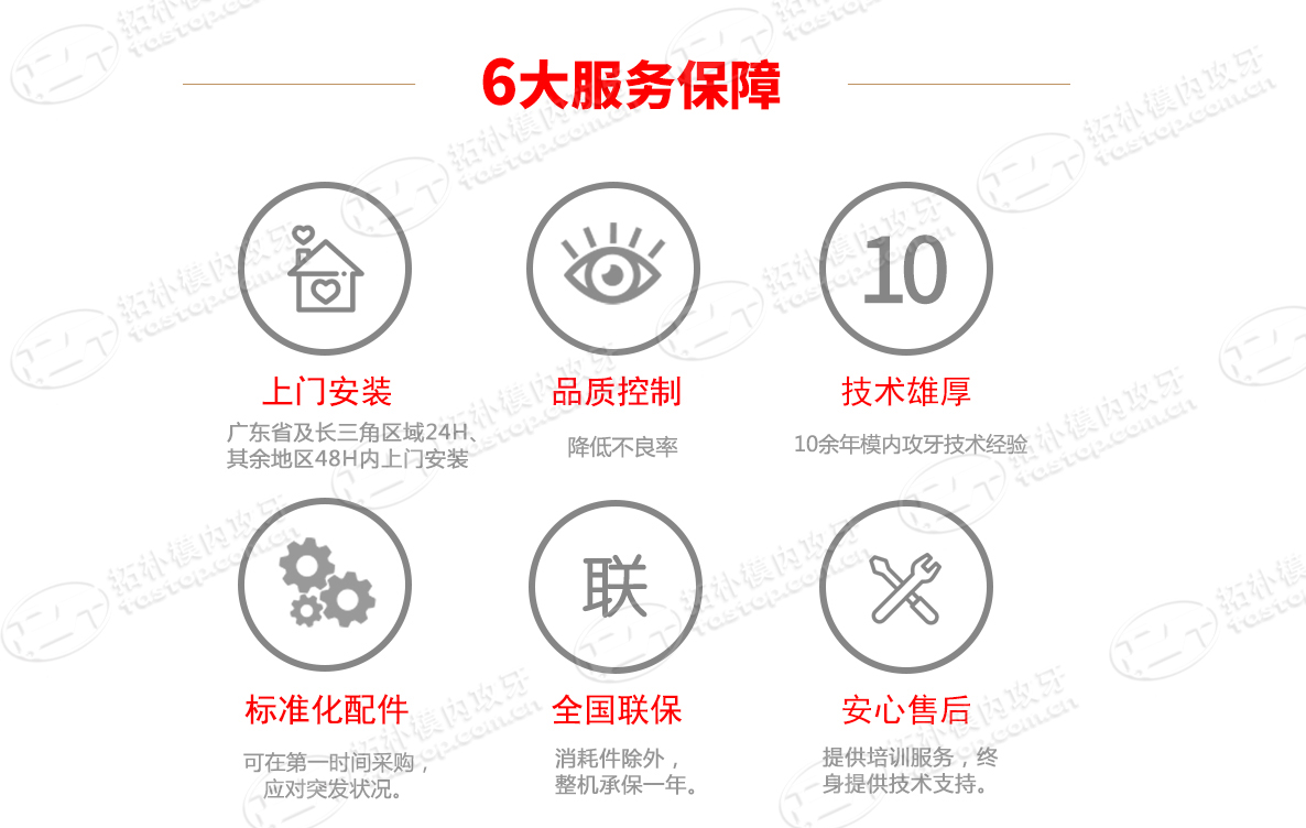 服務承諾【東莞拓樸】